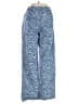 pretty garbage 100% Cotton Animal Print Blue Jeans Size S - photo 2