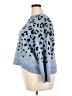 Nine West Animal Print Blue Pullover Sweater Size XXL Petite - photo 5