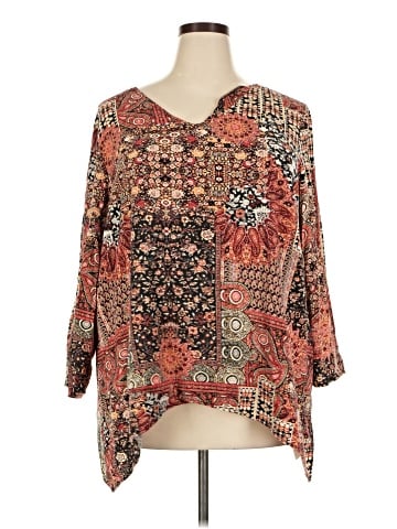 One World Long Sleeve Blouse (view 1)