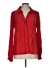 Harlyn 100% Silk Red Long Sleeve Silk Top Size L - photo 1