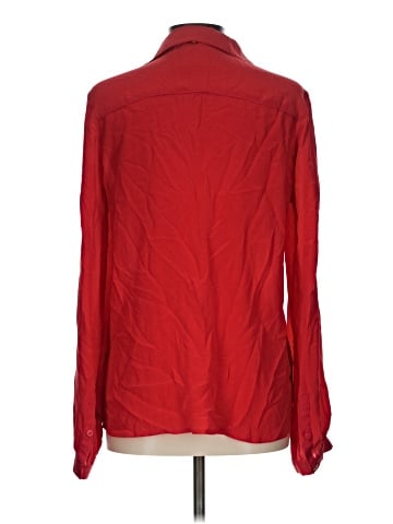 Harlyn Long Sleeve Silk Top (view 2)