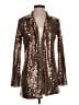 Charlotte Russe 100% Polyester Metallic Gold Jacket Size XS - photo 1