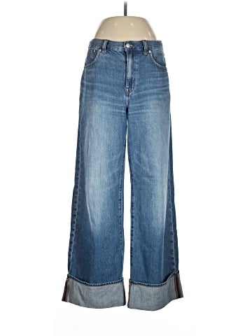 Madewell Superwide-Leg Jeans in Fannin Wash (view 1)