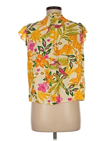 Rose + Olive Sleeveless Blouse (view 2)