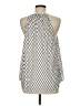 Ann Taylor LOFT 100% Polyester Ivory Sleeveless Blouse Size M - photo 2