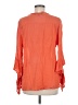 Unique Spectrum Orange 3/4 Sleeve Blouse Size M - photo 2