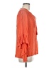Unique Spectrum Orange 3/4 Sleeve Blouse Size M - photo 4