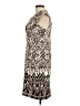 Emma & Michele Animal Print Silver Cocktail Dress Size 6 - photo 5