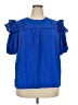 Jess Lea 100% Polyester Blue Short Sleeve Blouse Size XXL - photo 1