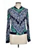 Laundry by Shelli Segal 100% Viscose Tropical Blue Jacket Size 10 - photo 1