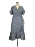 Max Studio Paisley Blue Cocktail Dress Size 3X - photo 1