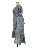 Max Studio Paisley Blue Cocktail Dress Size 3X - photo 5