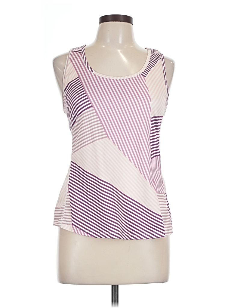 Pre-owned Active By Old Navy Tank Top Purple Halter Neckline Tops