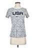 Nike Silver Active T-Shirt Size S - photo 1