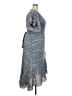 Max Studio Paisley Blue Cocktail Dress Size 3X - photo 4