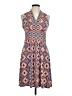 Wisp Print Orange Casual Dress Size 10 (petite) - photo 1