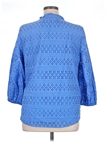 Talbots 3/4 Sleeve Blouse (view 2)