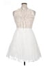 Xscape 100% Nylon Ivory Cocktail Dress Size 14 - photo 2
