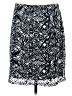 Chico's Graphic Black Casual Skirt Size Lg (2) - photo 2