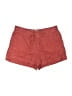 Lou & Grey 100% Linen Solid Red Shorts Size S - photo 1