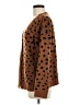 Downeast 100% Acrylic Animal Print Brown Cardigan Size M - photo 5