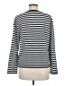 Shein Stripes Black Long Sleeve T-Shirt Size 6 - photo 2