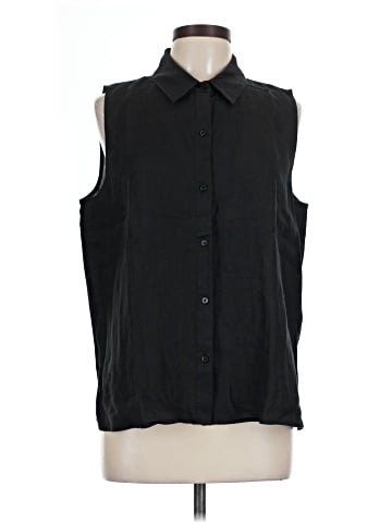 Eileen Fisher Sleeveless Button-Down Shirt (view 1)