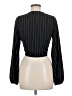 How Very Loved Black Long Sleeve Blouse Size M - photo 2