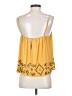 Isabel 100% Polyester Yellow Sleeveless Blouse Size S - photo 2