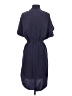 Wilfred 100% Silk Solid Blue Casual Dress Size S - photo 2