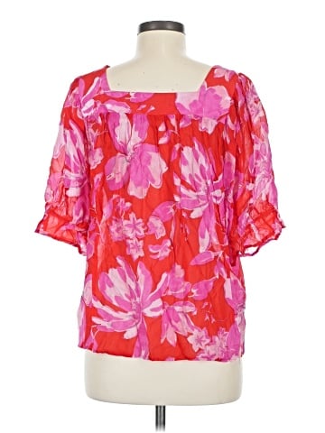 Karen Kane Short Sleeve Blouse (view 2)