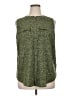 Evri 100% Polyester Green Sleeveless Blouse Size 0X - photo 1