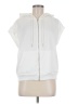 Unbranded 100% Polyester White Zip Up Hoodie Size M - photo 1