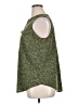 Evri 100% Polyester Green Sleeveless Blouse Size 0X - photo 5