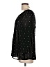 H&M 100% Polyester Stars Black Long Sleeve Blouse Size 10 - photo 5