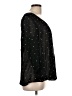 H&M 100% Polyester Stars Black Long Sleeve Blouse Size 10 - photo 4