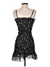 Aqua 100% Polyester Stars Black Cocktail Dress Size S - photo 2