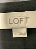 Ann Taylor LOFT Solid Black Casual Skirt Size 6 - photo 4