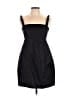 Ganni 100% Polymide Solid Black Cocktail Dress Size EU 38 / US 8 - photo 1