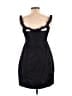 Ganni 100% Polymide Solid Black Cocktail Dress Size EU 38 / US 8 - photo 2