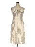 SO 100% Rayon Stripes Gold Casual Dress Size XL - photo 1