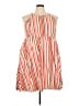 Torrid Stripes Orange Casual Dress Size 3X Plus (3) - photo 1