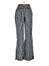 CAbi 100% Viscose Houndstooth Silver Casual Pants Size M - photo 1