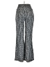 CAbi 100% Viscose Houndstooth Silver Casual Pants Size M - photo 2