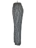 CAbi 100% Viscose Houndstooth Silver Casual Pants Size M - photo 5