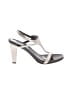 Donald J Pliner Solid Metallic Gray Sandals Size 11 - photo 1
