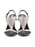 Donald J Pliner Solid Metallic Gray Sandals Size 11 - photo 2