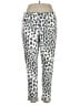 Lisette Animal Print Silver Casual Pants Size 16 - photo 1