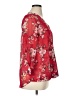 Kut from the Kloth 100% Polyester Red 3/4 Sleeve Blouse Size XL - photo 4