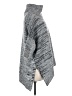 Sweet Romeo 100% Acrylic Gray Poncho Size M - photo 4